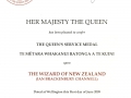 Queen's Service Medal Award