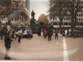 egg arriving in square