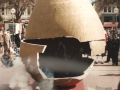 the egg begins vibrating